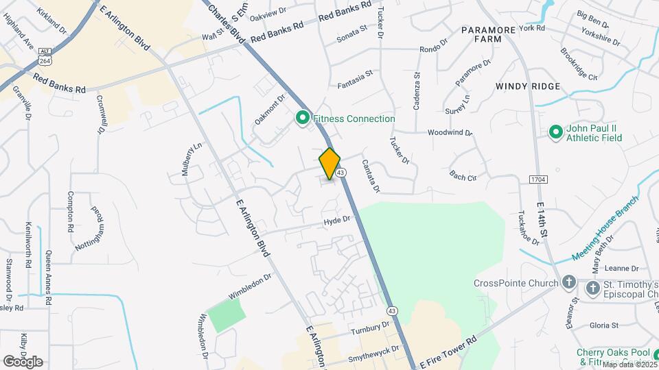 2701 Thackery Rd Map and Location Details