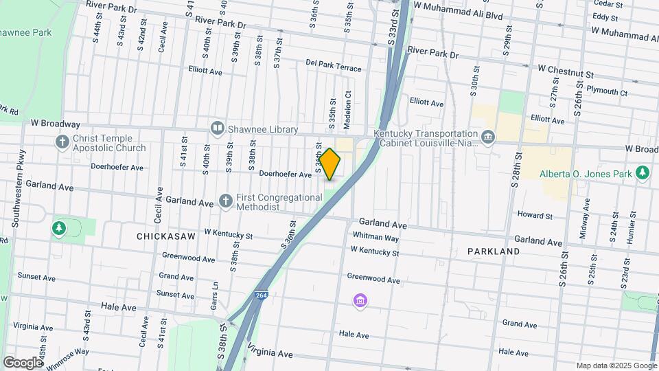 810 S 35th St Map and Location Details