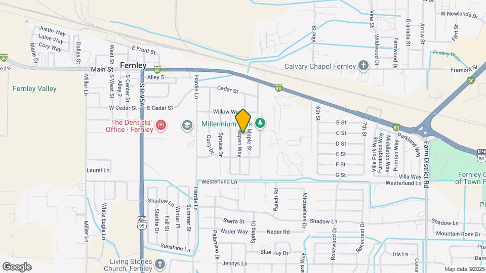 425 Aspen Way Mapa y Detalles de la Ubicación