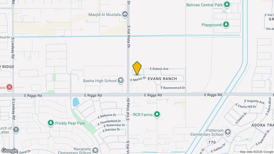 1665 E Lafayette Ave Map and Location Details