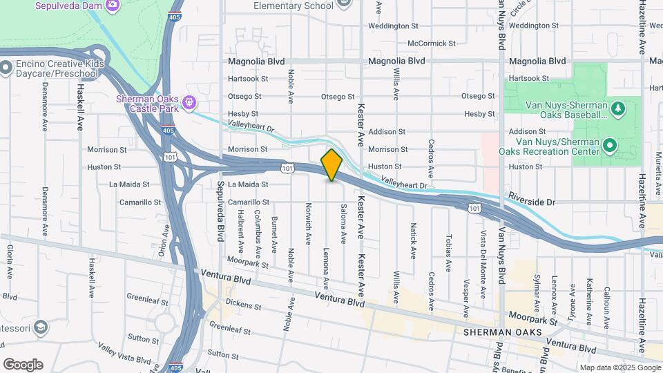 4822 Lemona Ave Map and Location Details