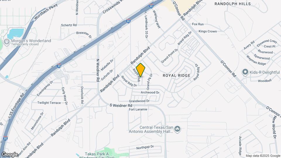 5843 Royal Club Map and Location Details