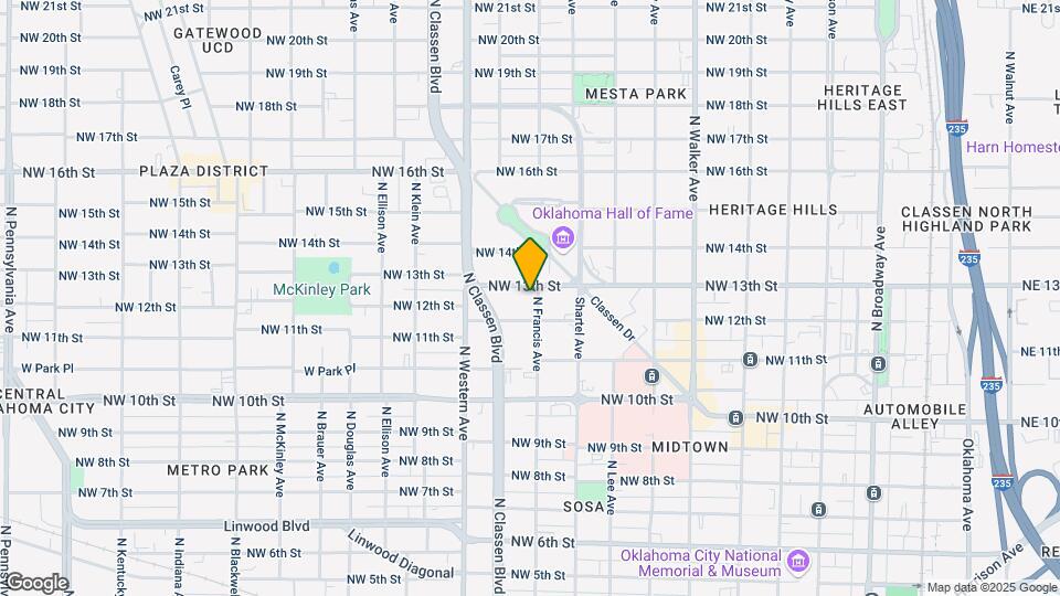 900 NW 13th St Map and Location Details