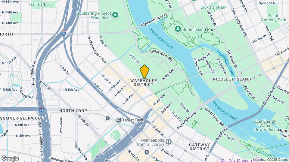 500 N 2nd St Map and Location Details