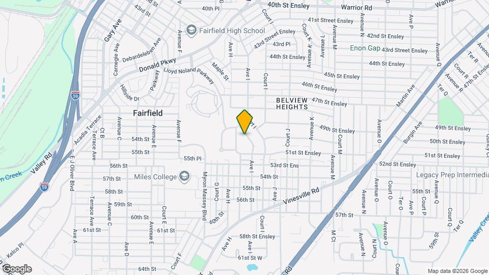 4920 Ave I Map and Location Details