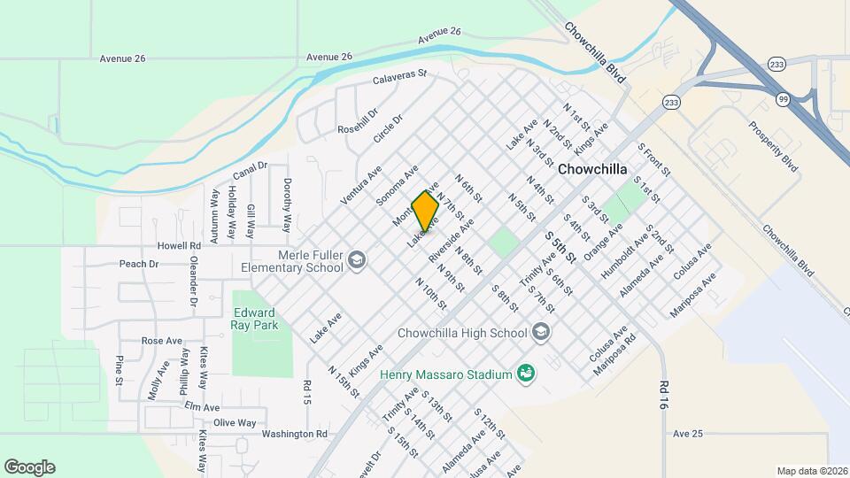 817 Lake Ave Map and Location Details