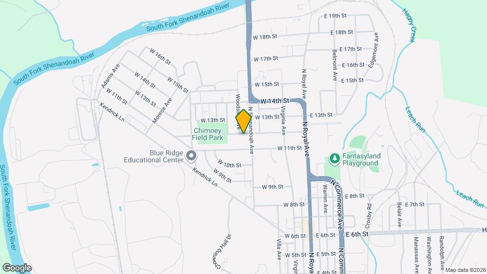 314 W 12th St Mapa y Detalles de la Ubicación