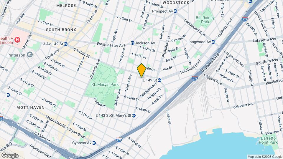 531 Tinton Ave Mapa y Detalles de la Ubicación
