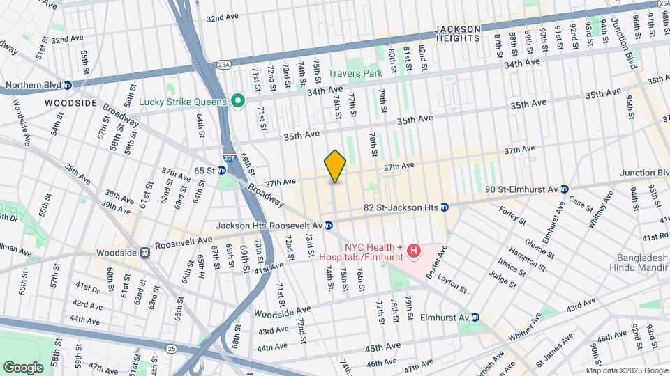3717 75th St Mapa y Detalles de la Ubicación