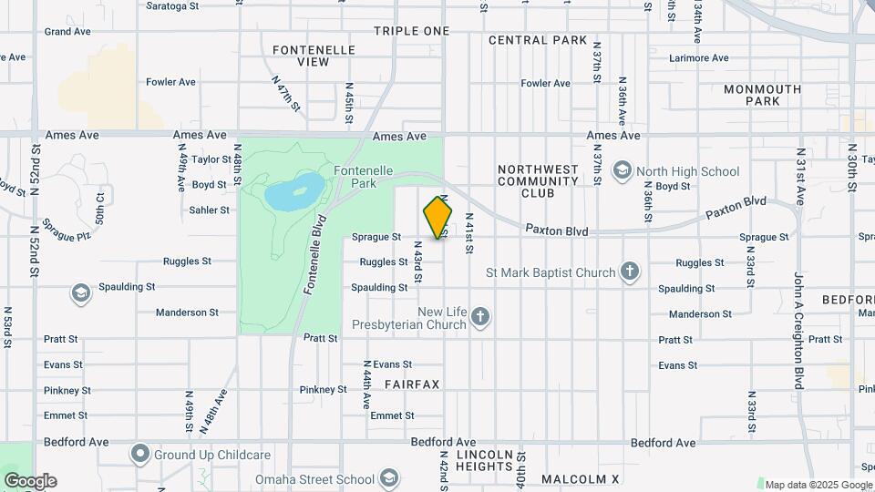 4018 N 42nd St Map and Location Details