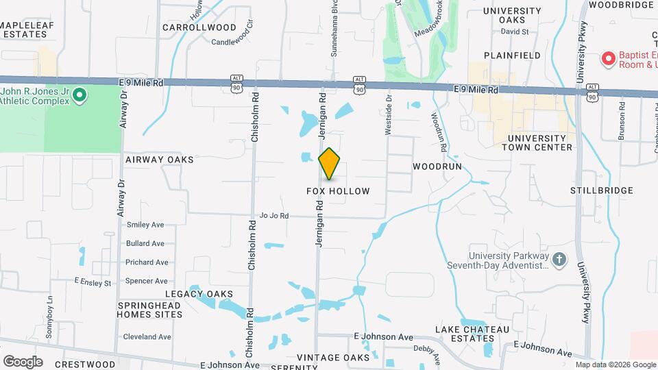 8508 Indian Oaks Pl Map and Location Details