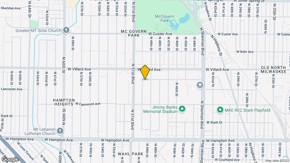 5126 N 50th St Map and Location Details