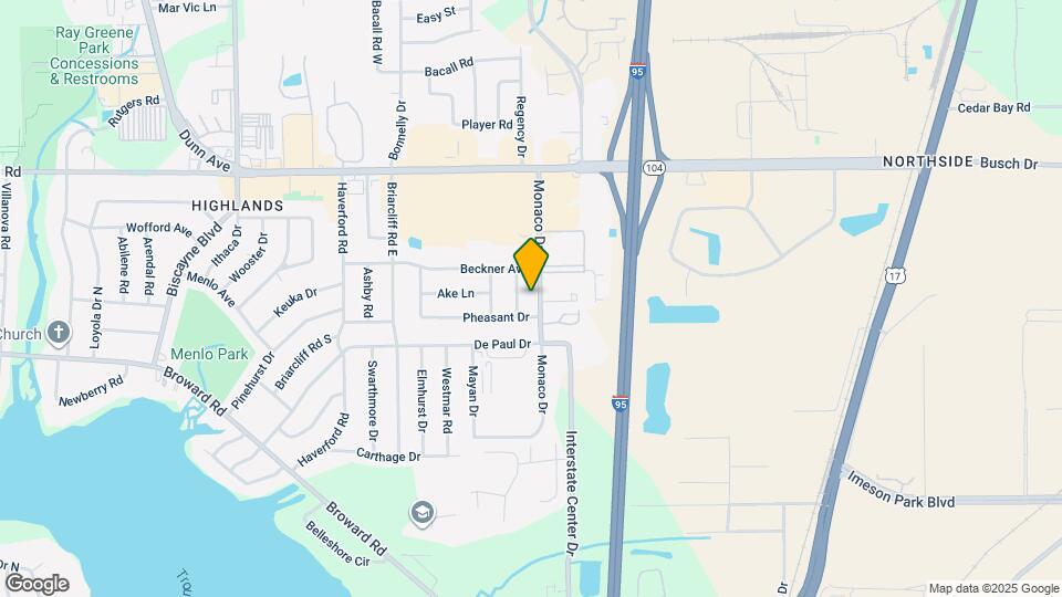 10520 Monaco Dr Map and Location Details