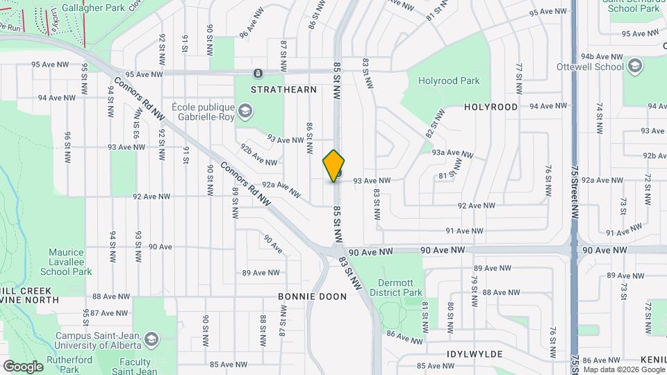 9234-9234 85 St NW Map and Location Details
