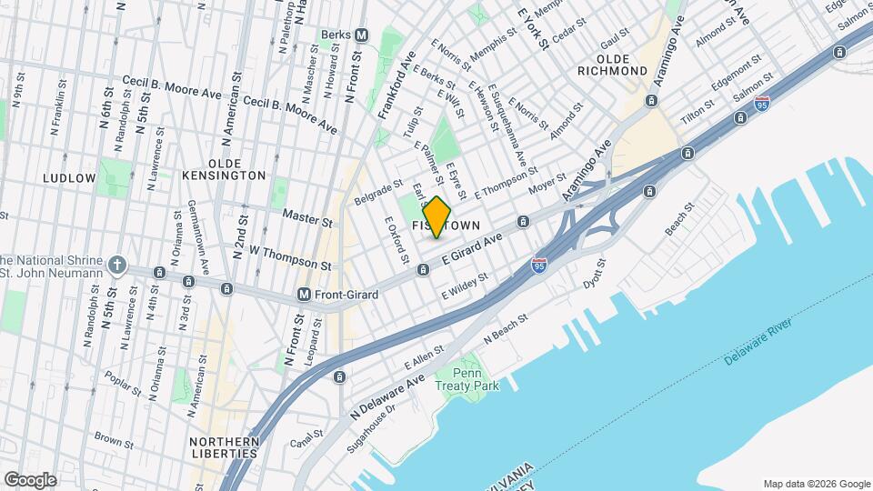 415 E Flora St Map and Location Details