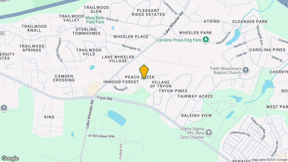 1905 Peach Creek Ct Map and Location Details