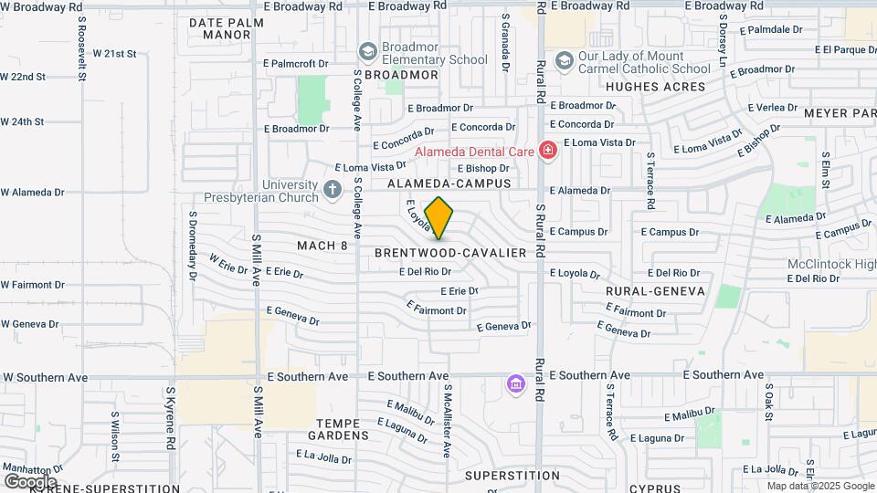 522 E Balboa Dr Map and Location Details
