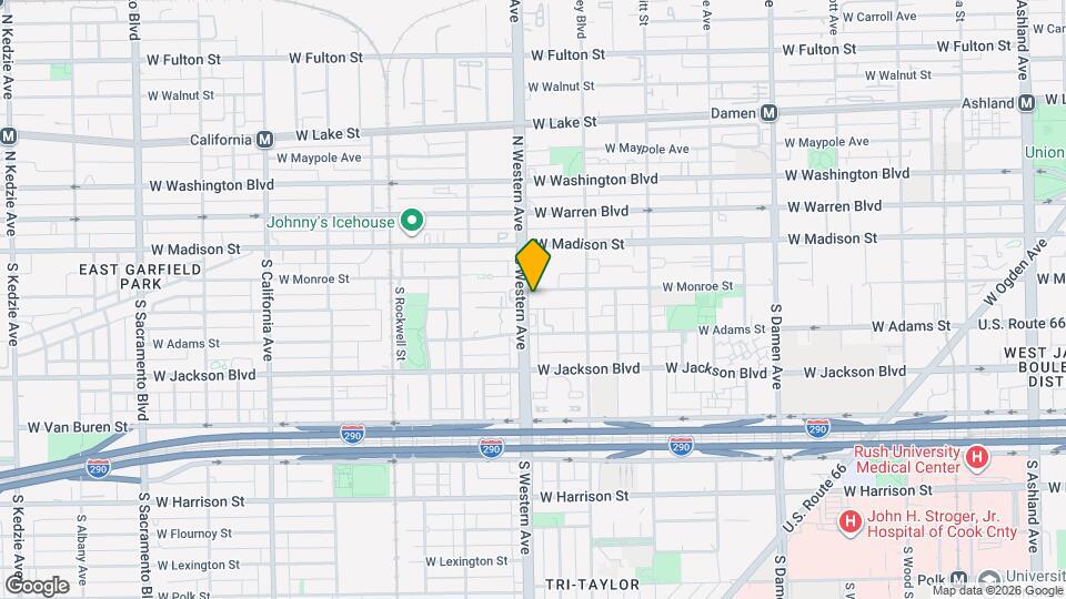 125 S Western Ave Map and Location Details