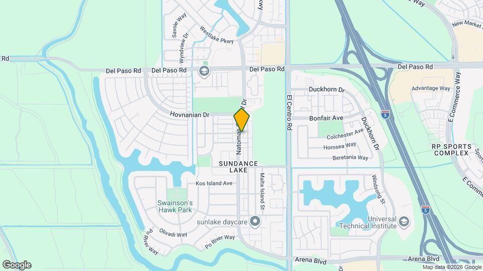 4412 Natomas Central Dr Mapa y Detalles de la Ubicación