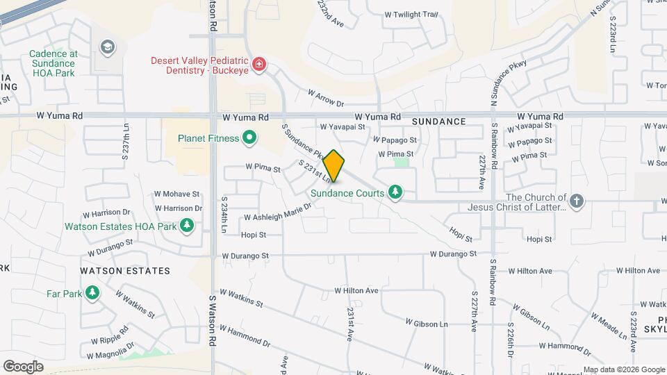 23141 W Ashleigh Marie Dr Map and Location Details