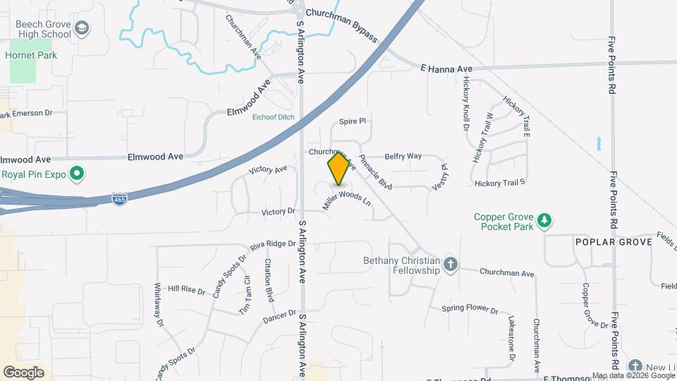 4383 Arlington Cir Mapa y Detalles de la Ubicación