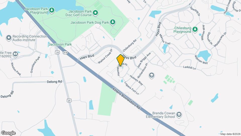 317 Hannah Todd Pl Map and Location Details