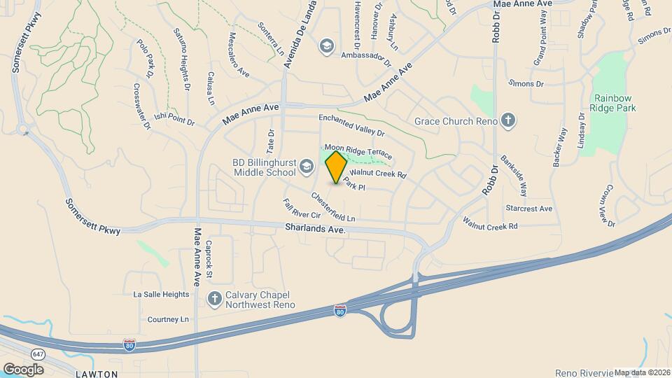 1160 Forest Knoll Ct Map and Location Details
