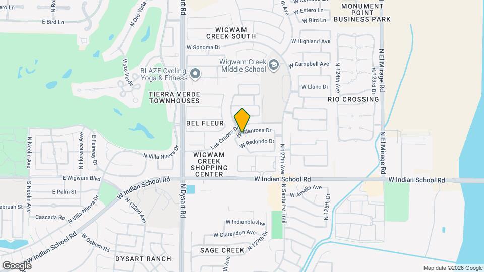 12901 W Glenrosa Dr Map and Location Details