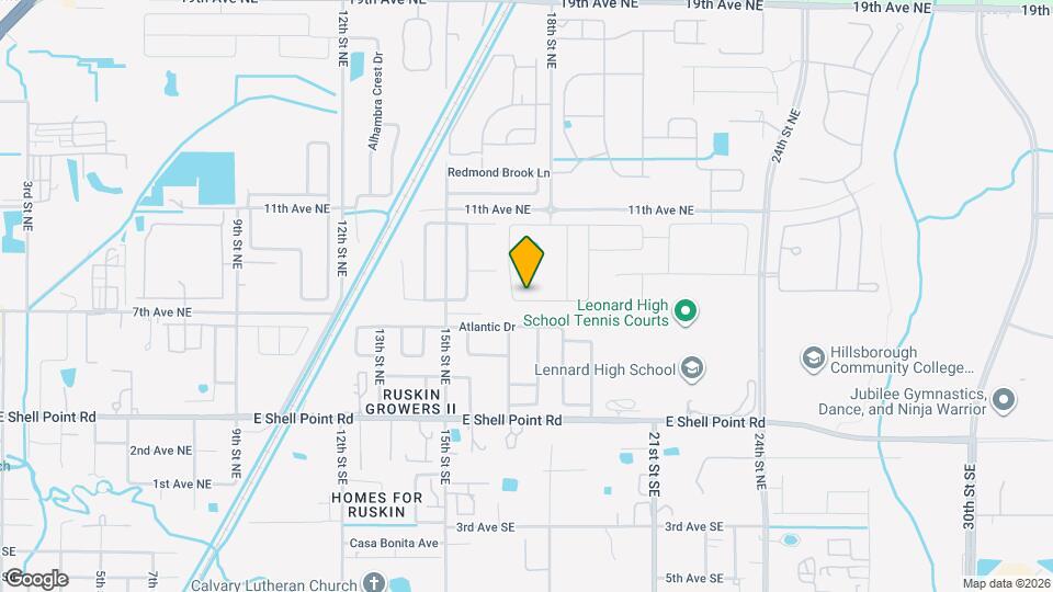 1721 Broad Winged Hawk Dr Mapa y Detalles de la Ubicación