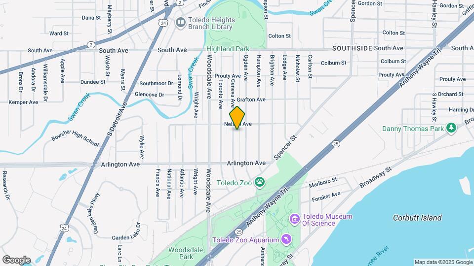 819 Geneva Ave Map and Location Details