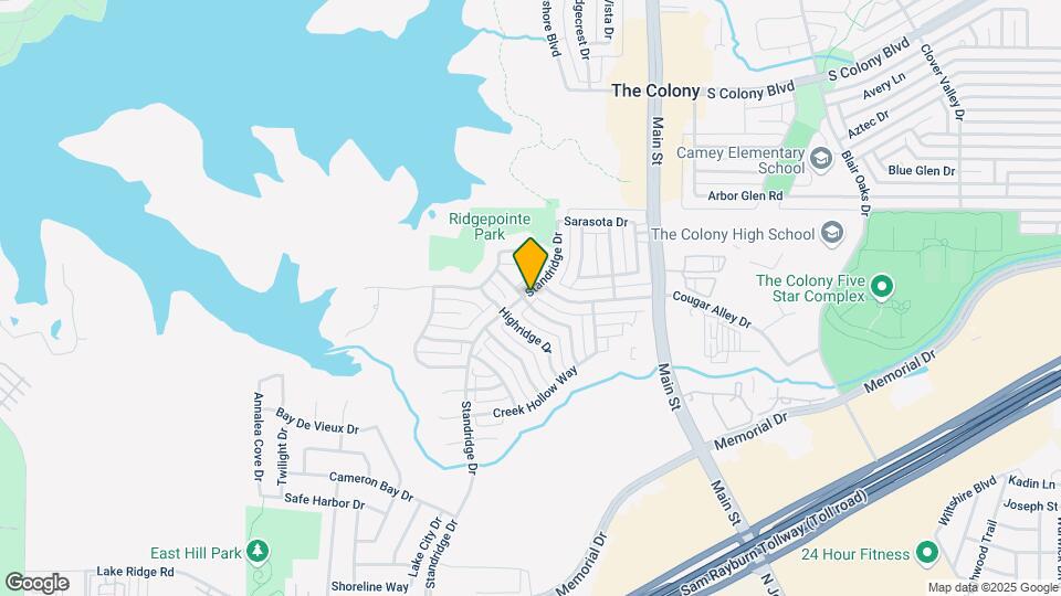 4500 Shadowridge Dr Map and Location Details
