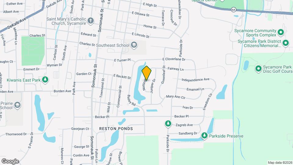 1024 Nottingham Rd Map and Location Details