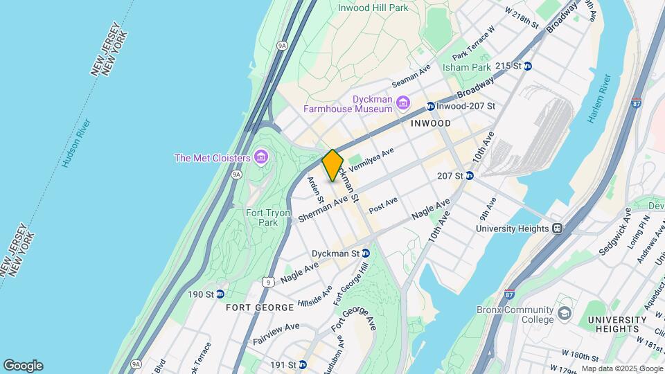 103 Thayer St Map and Location Details