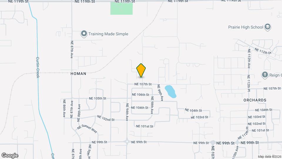 10714 NE 97th Ave Mapa y Detalles de la Ubicación