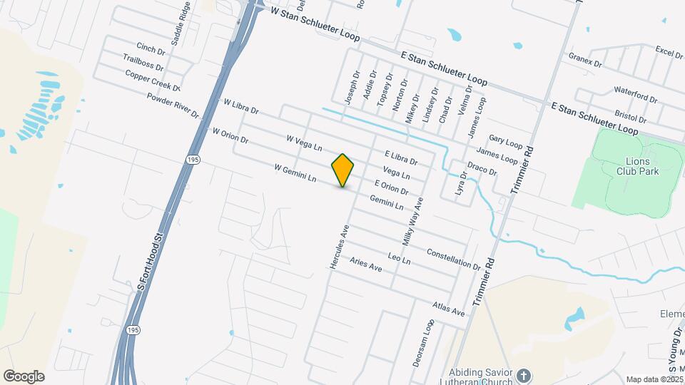 108 W Gemini Ln Map and Location Details