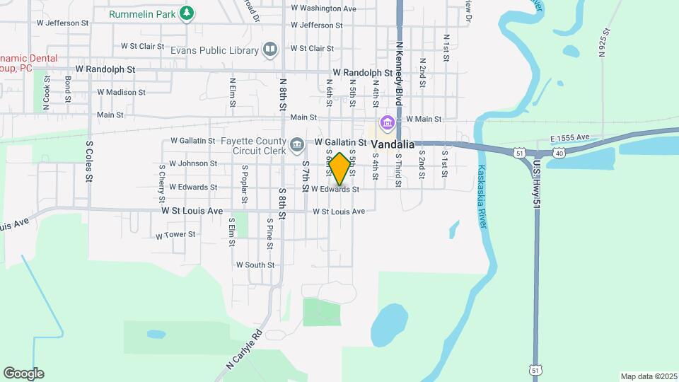 520 W Edwards st, Unit Apt 2 Map and Location Details