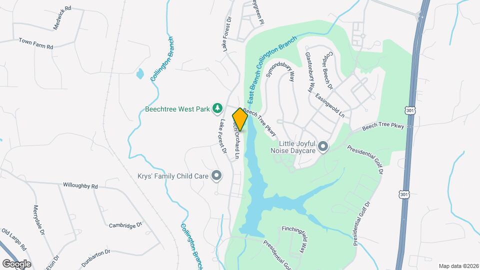 2716 Beech Orchard Ln Mapa y Detalles de la Ubicación