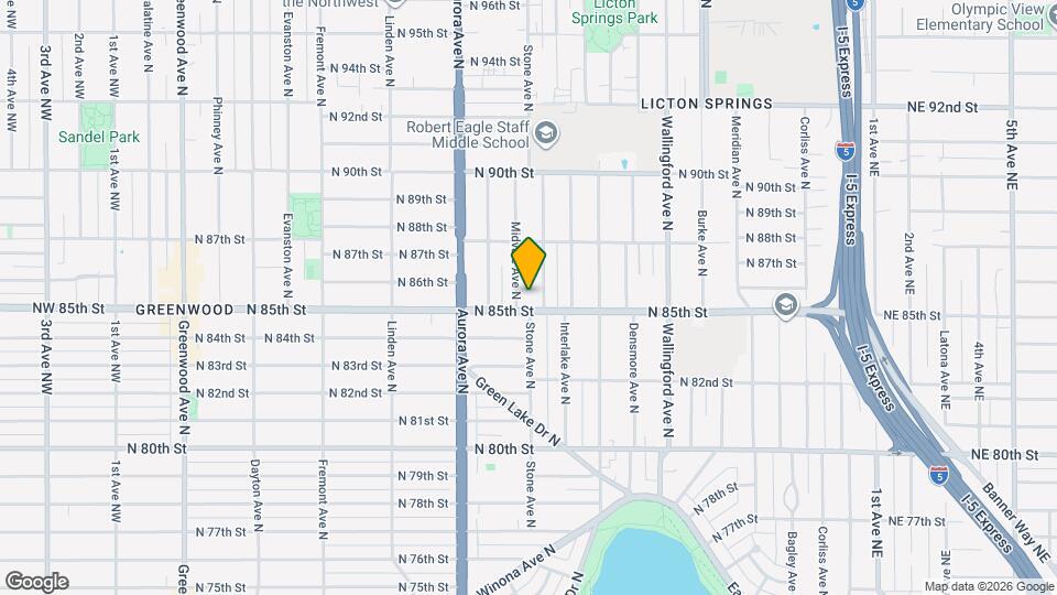 8510 Midvale Ave N Map and Location Details