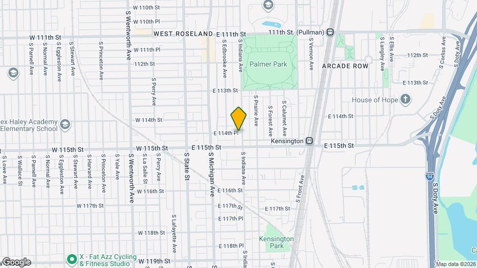 11432 S Indiana Ave, Unit 11434 2 Mapa y Detalles de la Ubicación