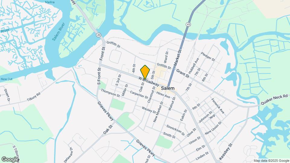 115 W Broadway Map and Location Details