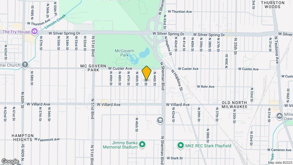 5320 N 45th St Map and Location Details