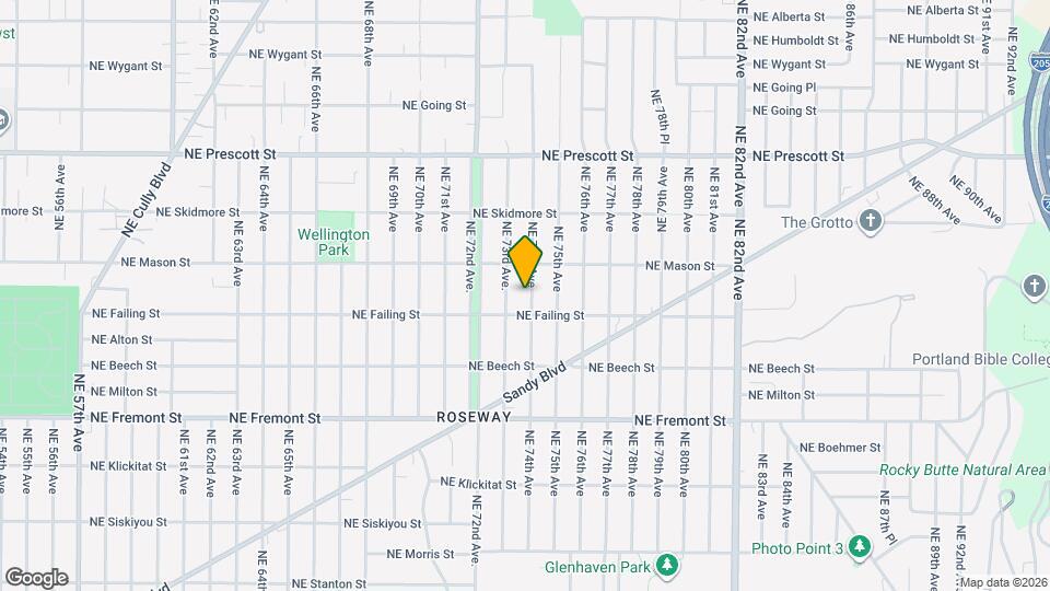 3935 NE 74th Ave Map and Location Details