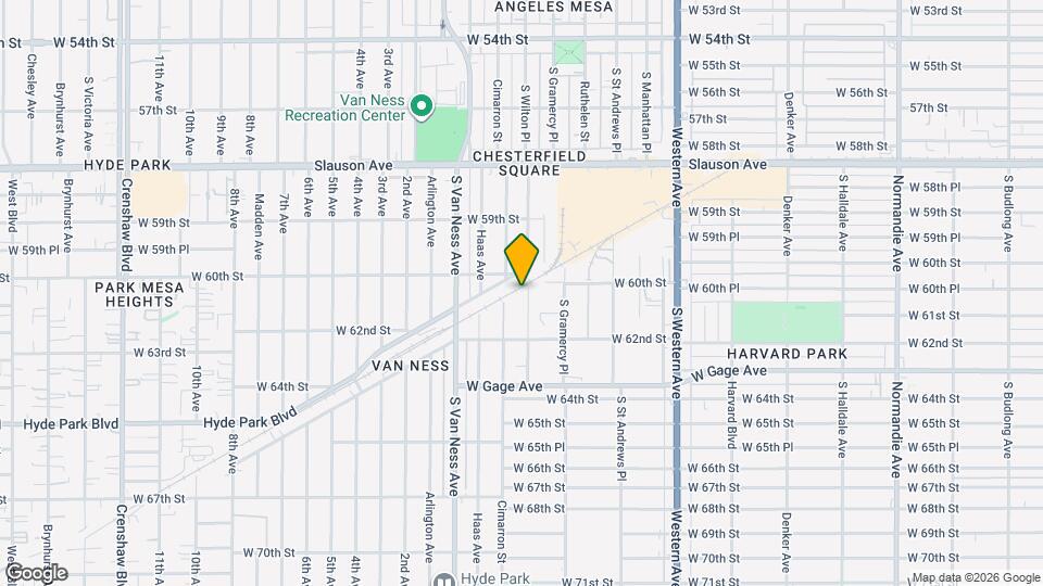 6015 S Wilton Pl, Unit Wilton Place Mapa y Detalles de la Ubicación