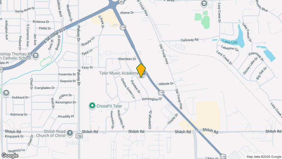 4520 Edinburgh Dr Map and Location Details