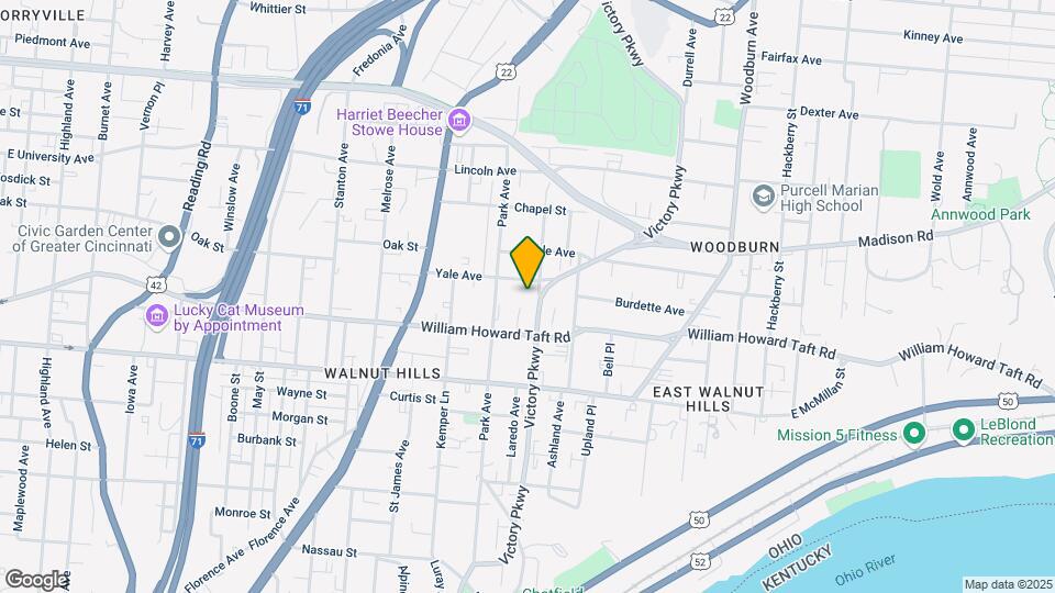 2631 Victory Pkwy Map and Location Details