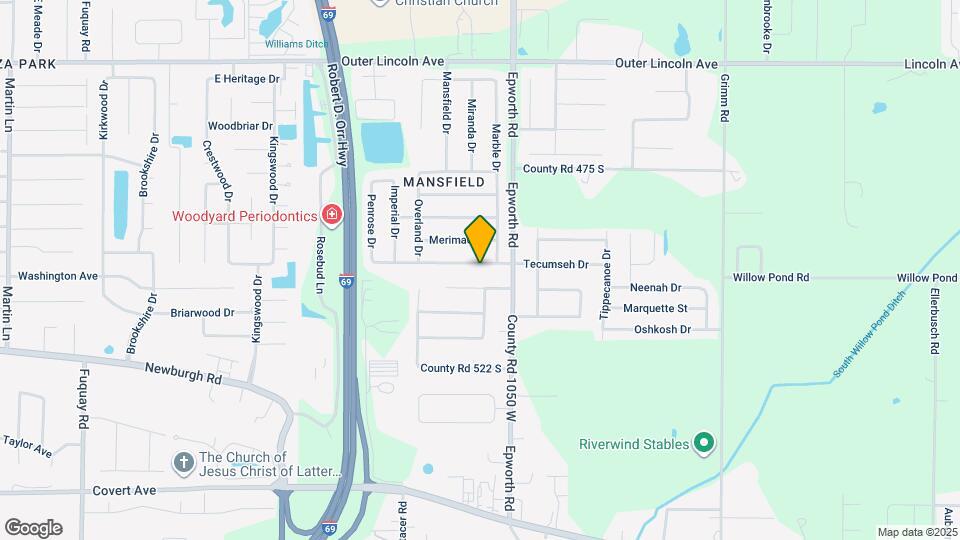 10571 Tecumseh Dr Map and Location Details