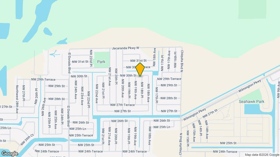 2912 NW 18th Pl Mapa y Detalles de la Ubicación