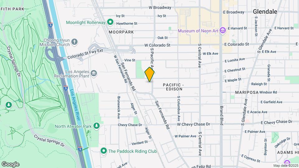 615 S Pacific Ave Mapa y Detalles de la Ubicación