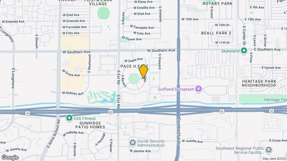 1402 S Date Map and Location Details