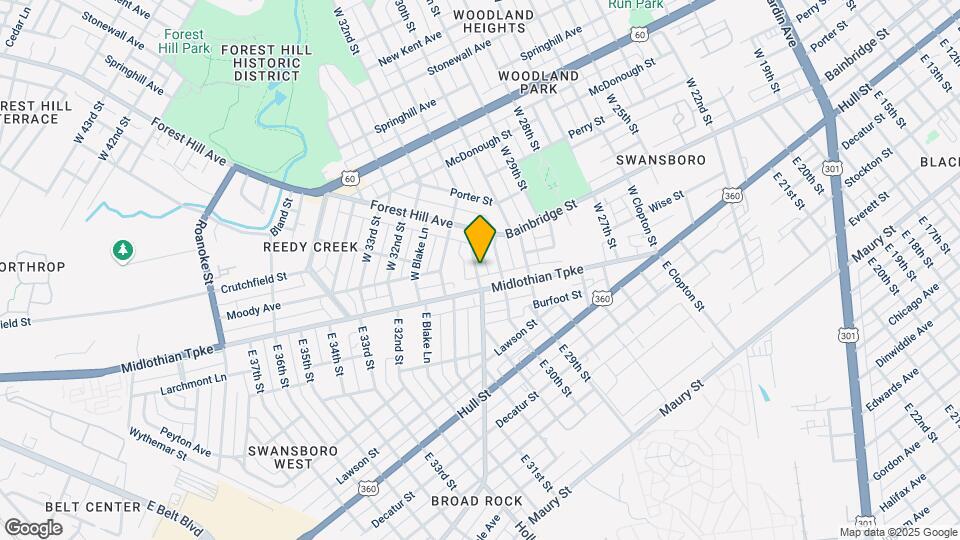 9 W Broad Rock Rd Map and Location Details